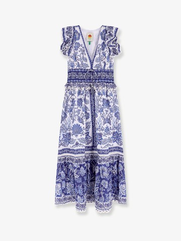 Shell Garden cotton long dress - FARM RIO - gender_Woman