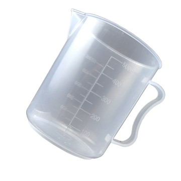 量杯 【職人實驗】185-PPC1000 實驗器材 PP刻度杯 1000ml量筒 塑膠刻度杯 溶劑量杯 傾液嘴設計 調漆杯