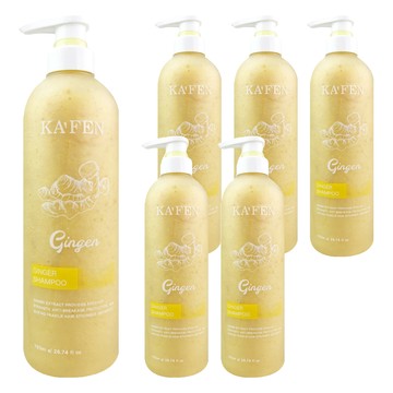 KA'FEN 卡氛 生薑韌髮頭皮洗髮精  760ml  6瓶