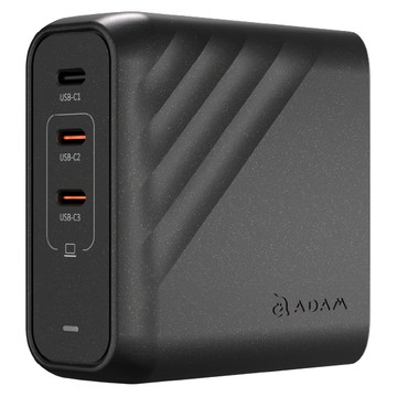 ADAM elements 亞果元素 OMNIA Pro 140 140W PD3.1 三孔 旅行萬用 急速充電器 黑色  1個