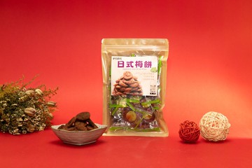 【伊貝果然】天然水果乾系列 - 日式梅餅(單包裝)