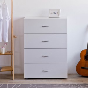 【TZUMii】時尚四抽斗櫃-白色白色