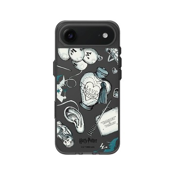 iPhone Air Clear (相機按鈕) 酷墨灰 - 哈利波特 Harry Potter - 衛氏巫師法寶店