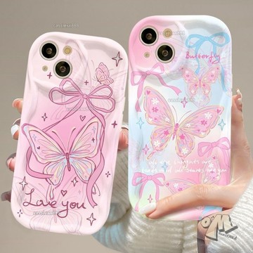 彩色線條蝴蝶結 OPPO A3 A5 PRO 5G A57 A73 A77 A9 A5 A16 A17 4G 手機殼