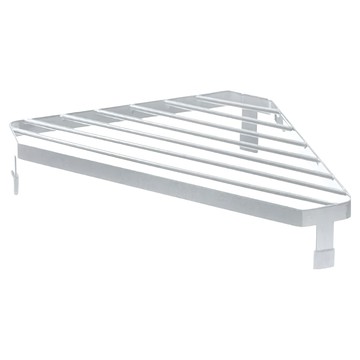 上手家居 金屬廚房置物架  不鏽鋼耐高溫  堅固承重強  300 x 165 x 55mm  白色  1個