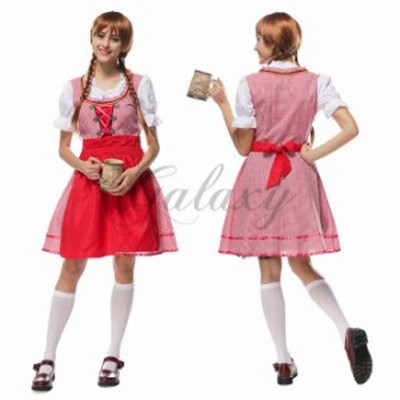 ハロウィン ビールガール ドイツ メイド 民族衣装 チェック柄 コスプレ衣装 Ps2744s 即日発送可能 Ps2744s 通販 Lineポイント最大1 0 Get Lineショッピング