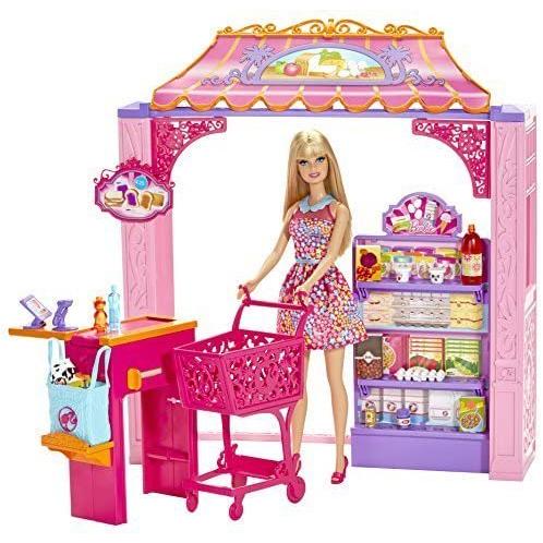 輸入バービー人形 Barbie Life in The Dreamhouse Grocery Store and