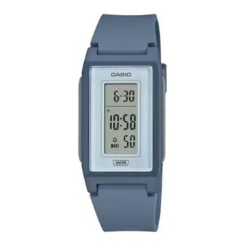 【CASIO 卡西歐】輕巧電子錶 青藍色 環保材質錶帶 生活防水 LED照明 LF-10WH(LF-10WH-2)