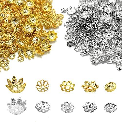 座金 花座 ビーズキャップ 約 つまみ細工 蕾 つぼみ パール金具 フラワー イヤリング アクセ