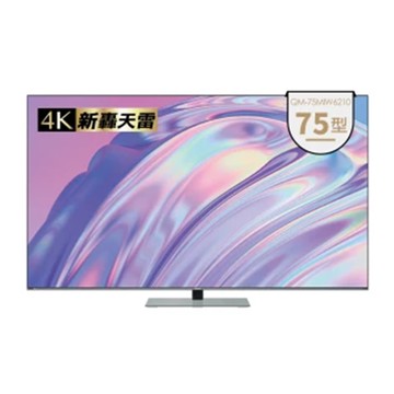 SAMPO 聲寶 75型4K HDR新轟天雷智慧聯網MINI QLED顯示器 QM-75MIW6210