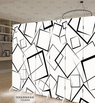 屏風【超低價僅限一組】隔斷客廳玄關 擋煞【160*180四片+送底座】辦公時尚現代簡約折疊折屏行動 免運