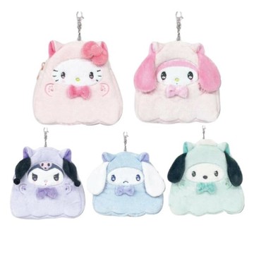 三麗鷗Sanrio 貓幽靈 造型票卡套-凱蒂貓/美樂蒂/大耳狗/帕恰狗/酷洛米