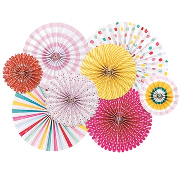 伊和諾DIY手工折紙聚會裝飾套裝生日派對裝飾紙扇EPF