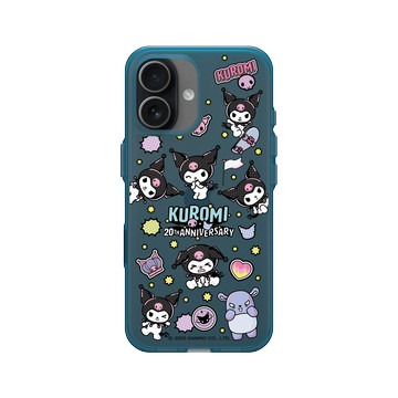 iPhone 17 Clear (相機按鈕) 夜幕藍 - 三麗鷗-酷洛米20週年 - 酷玩系列-表情包