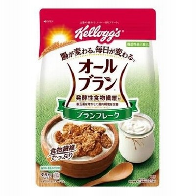 【送料無料】日本ケロッグ<br>オールブラン　ブランフレーク　徳用   390G   ×6個