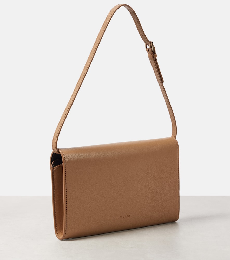 The Row Evening leather clutch