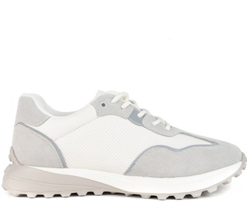 SERGIO MORETTI 休閒平底鞋 灰色男款鞋子