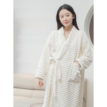 浴袍式浴巾女秋冬季加厚加絨2025新款比純棉全棉吸水洗澡速干浴裙