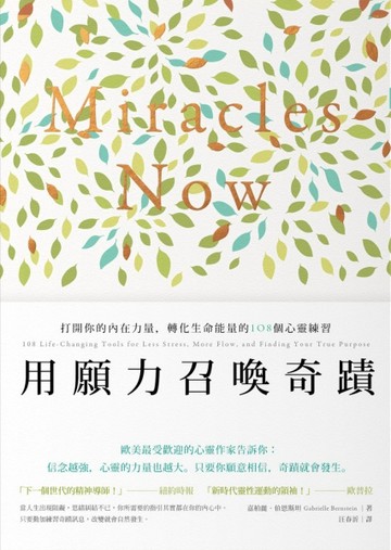 用願力召喚奇蹟：打開你的內在力量，轉化生命能量的108個心靈練習【二手書_普通】TAAZE讀冊生活