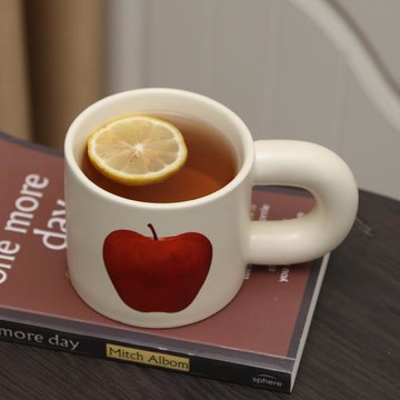 ins風杯子陶瓷杯辦公室水杯可愛女生咖啡牛奶杯復古馬克杯高顏值