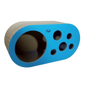 CO.CO.CAT 酷酷貓 洞洞樂 台灣製瓦楞紙貓抓板  1個  67 x 27 x 35cm  藍色