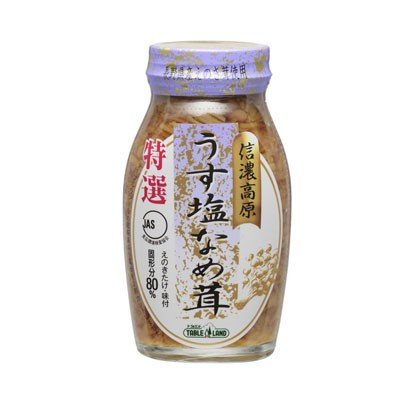 (丸善食品工業 ＴＡＢＬＥ ＬＡＮＤうす塩なめ茸瓶 １８０ｇ×15個