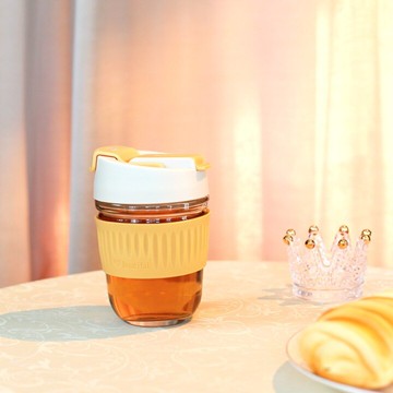 牛奶咖啡家用玻璃杯高顏值大容量耐高溫喝水辦公室網紅ins風杯子