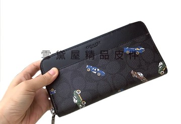 限時 滿3千賺10%點數↘ | ~雪黛屋~COACH 長夾國際正版保證進口防水防刮皮革U型包覆拉鍊式主袋品證購證塵套提袋等候10-15日C326161