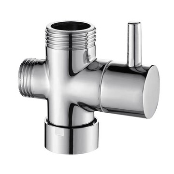 全銅一進二出快開分水器6分進4分出開關3通分水器