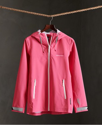 Superdry Women's Women's Essentials Harpa Waterproof Jacket Green / Neo Mint - Size: 10 Size: 6