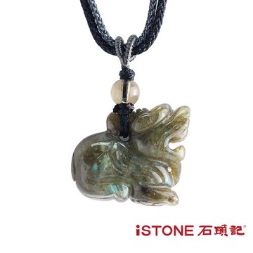 石頭記 貔貅項鍊-偏財好運-閃光石