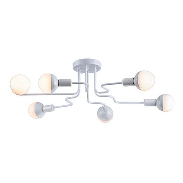 E27 鋼材烤漆半吸頂燈 36-60394