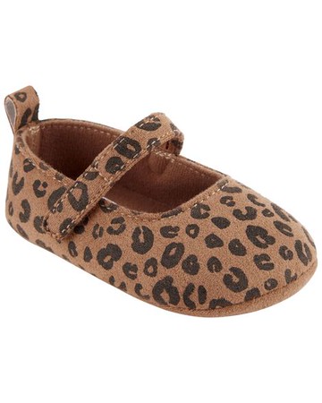 Baby Leopard Mary Jane Baby Shoes