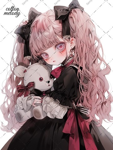 original sticker no.384B 人物貼紙 原創貼紙 人物貼紙 女孩貼紙 原創人物貼紙