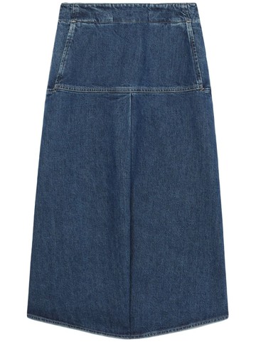 Closed - A-line denim midi skirt - women - Cotton - 27 - Blue