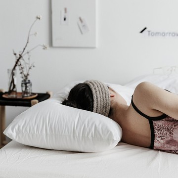 買它就對了~全棉羽絲絨枕頭單雙人枕芯單只裝學生宿舍男女護頸椎