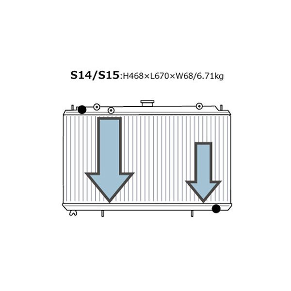 KOYORAD コーヨー ラジエーター スズキ ジムニー GF-JB23W GF-JB33W TA-JB43W A T車 純正番号：OEM 17700-81A11 相当品 PL101363 - 2