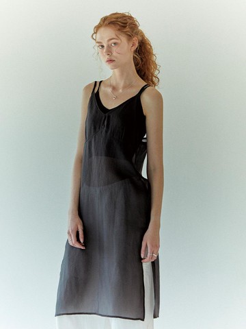 See-Thru Side Slit One-Piece_2color