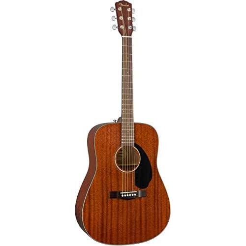 フェンダーCD-60S Solid Top Dreadnought Acoustic Guitar All Mahogany Bundle wit