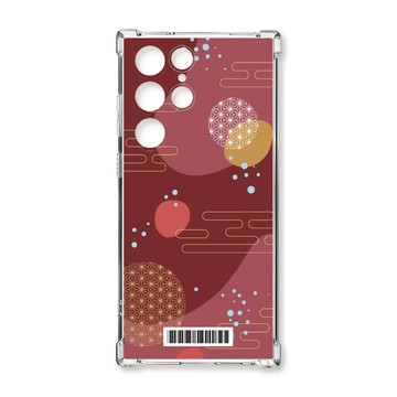 S24 系列殼 TRON 三星 S24 Ultra 日系和風圓點流雲系列  載具 四角防摔殼 手機殼