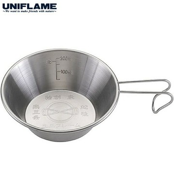 UNIFLAME 燕三條不鏽鋼提耳碗/登山杯 300ml U668122 日本製