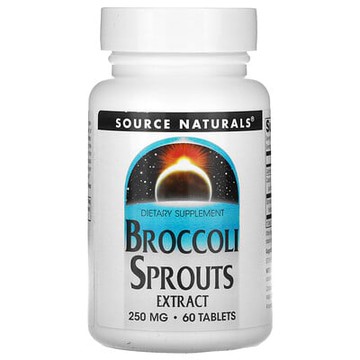 Source Naturals, 西蘭花芽提取物，250 毫克，60 片（每片 125 毫克）