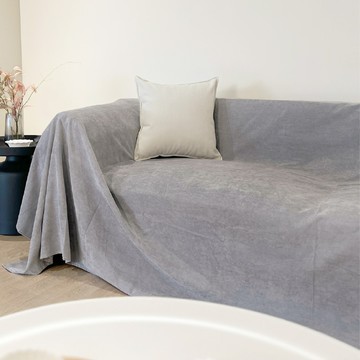 Hoom禾慕生活 防水防貓抓沙發布 桌布 - 優雅灰  260 x 180cm  1個