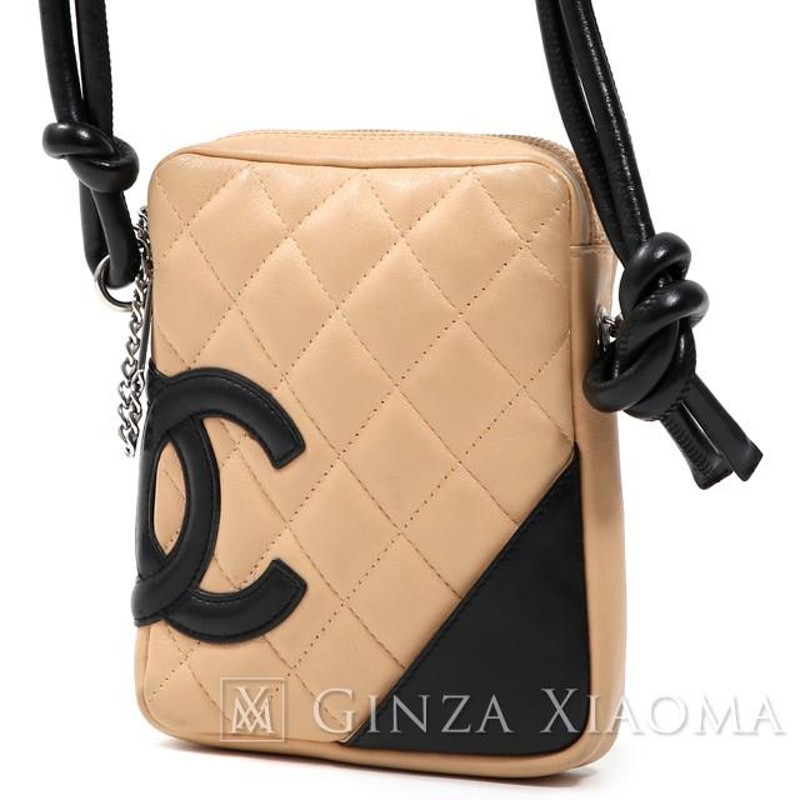 中古】 CHANEL シャネル カンボンライン ショルダーポシェット