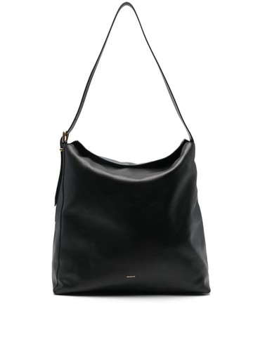Wandler - logo-stamp shoulder bag - women - Calf Leather - One Size - Black