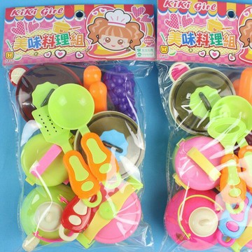 KIKI美味料理組 東匯T991 家家酒餐具廚房組/一袋入 促[#120]~生ST安全玩具【APP滿額下單4%點數(單一帳號最高1000點)】7/31止