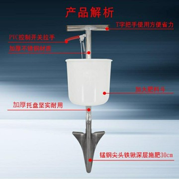 果樹施肥神器果樹施肥神器農用多功能全自動硬地施肥機蔬菜莊稼追肥器農用工具 雙11全館免運