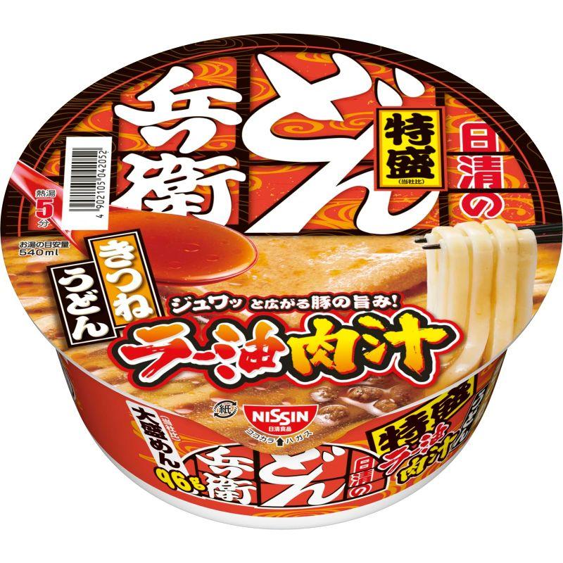 日清食品 日清のどん兵衛 特盛ラー油肉汁きつねうどん 150g