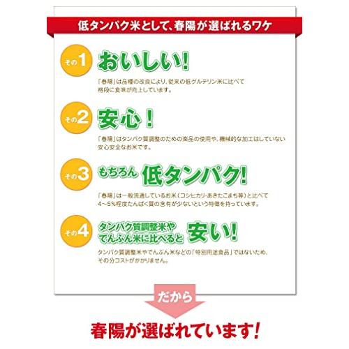 富山県産「低たんぱく米」「低グルテリン米」春陽（令和5年産）5kg