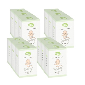 Nac Nac 嬰兒香皂 12入組(寶寶沐浴/純植物皂基)